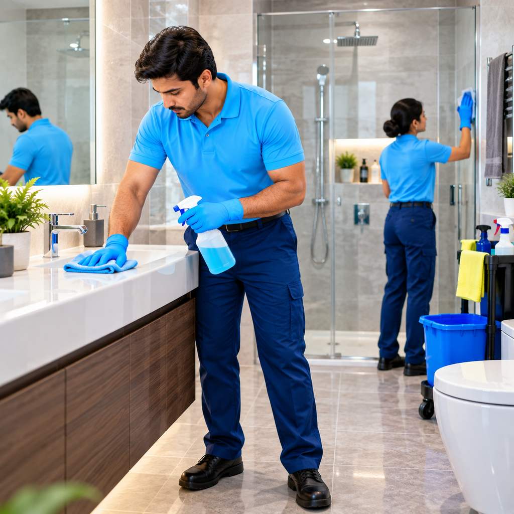 Bathroom Cleaning Services-WellBro Care